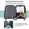 FURNIinspire Bag and Luggage Sets Stylish Hard Shell Suitcase Set 3 Piece Travel Luggage with Spinner Wheels for Family, Green, 19.29"*11.42"*29.53" - 2 of 4