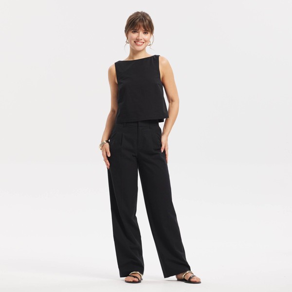 Top de tirantes de dril para mujer - A New Day™ 3