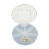 Unique Bargains 7 Grid Round Pill Case 1 Pc - 2 of 4