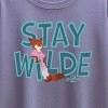Girls' - Zootopia - Nick The Fox Stay Wilde Short Sleeve Boxy Graphic T-Shirt - 2 of 2