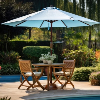 Elegance Cappuccino Polymer Outdoor Umbrella Stand Base