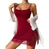 Avidlove Lingerie for Women Sexy Chemise Nightgown Slip Sleepwear Lace Babydoll Soft Nightdress - 3 of 3