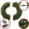 Casafield Artificial Christmas Wreath for Front Door, Window or Mantel, Green Fir Indoor/Outdoor Holiday Décor - 3 of 4
