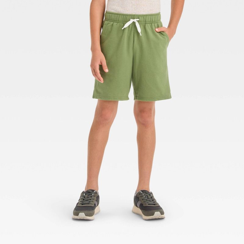 Boys' Pull-On 'At the Knee' Knit Shorts Cat & Jack™, 1 of 8