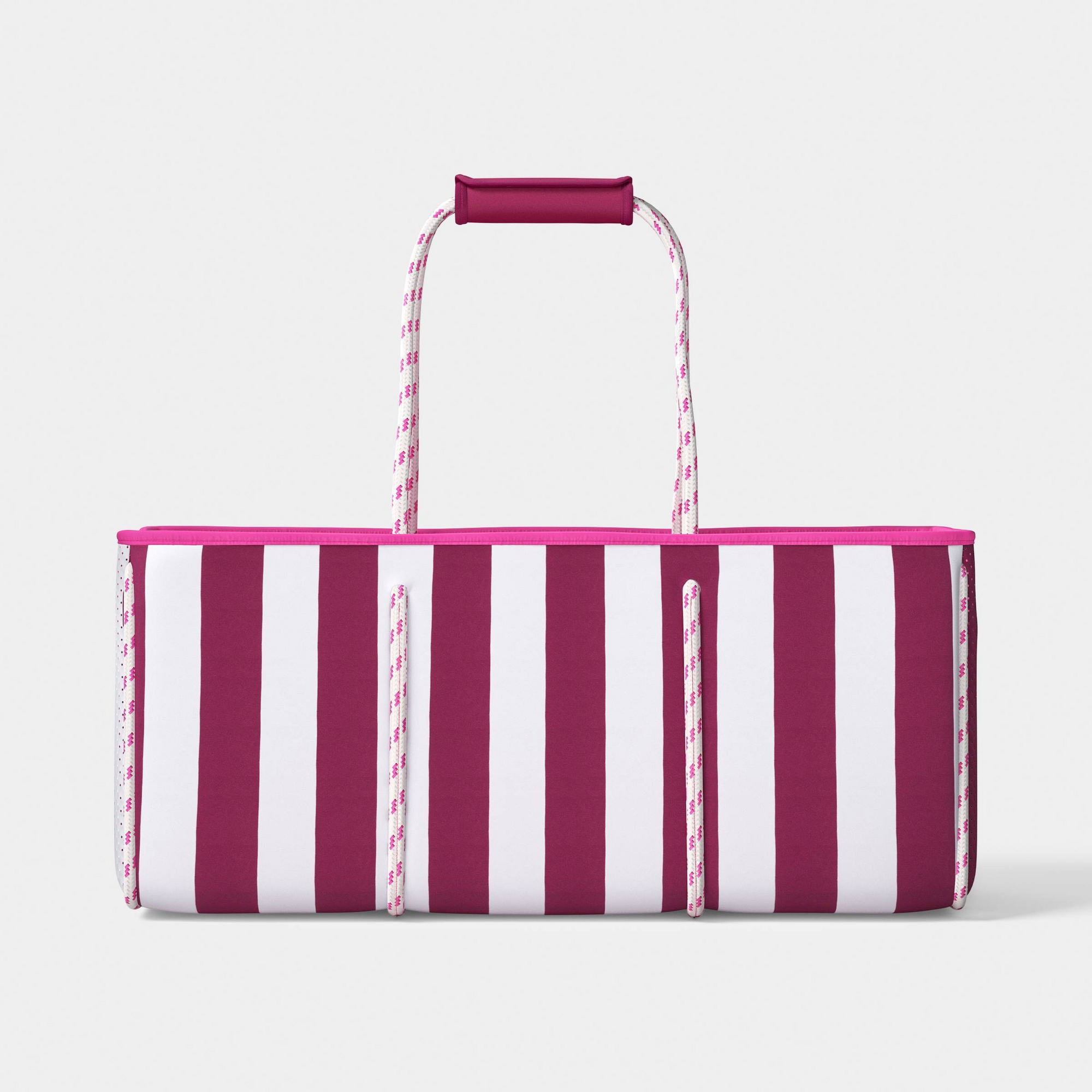 XL Beach Bag Red Stripe - Sun Squad™