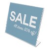 Deflecto Slanted Desk Sign Holder Plastic 11 x 8 1/2 Clear 66701 - 2 of 4