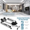 Total Motion Rower with LCD Monitor w/Adjustable Double Hydraulic Resistance Home Gym - 4 of 4