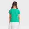Girls' Short Sleeve Textured T-Shirt - Cat & Jack™ - 2 of 3