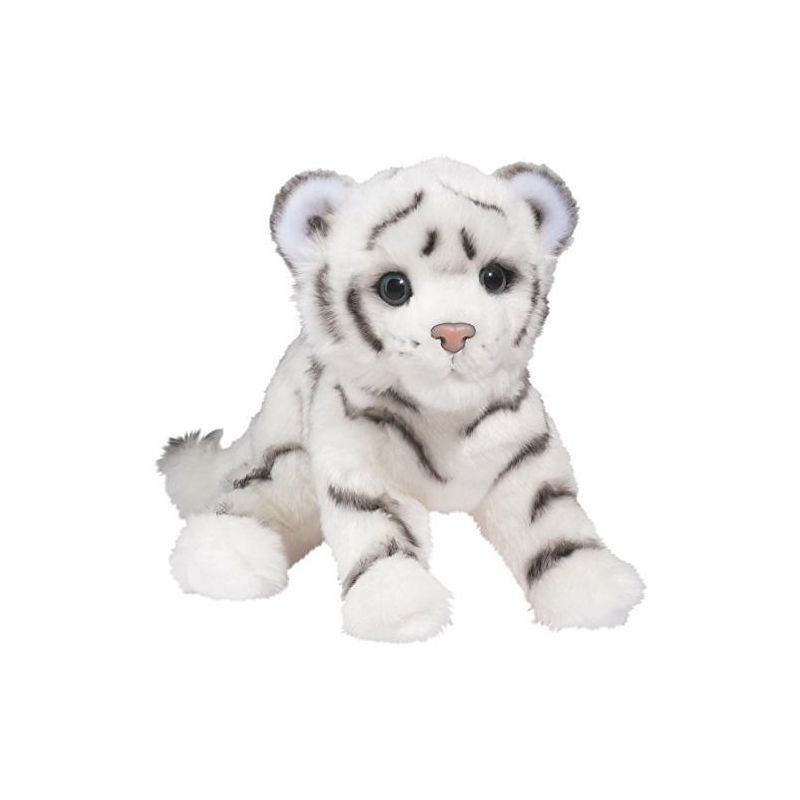 Douglas Silky White Tiger Cub Plush Stuffed Animal, 1 of 2
