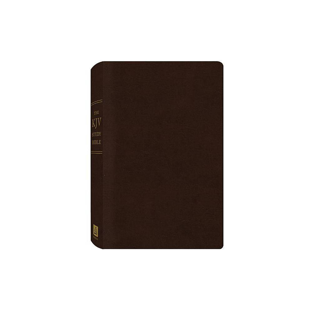 Study Bible-KJV - (King James Bible) by Barbour Publishing (Leather Bound)