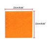 INSPIRE CHIC Men's Wedding Party Solid Color Self-Folded Pocket Squares - 3 of 4