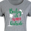 Women's - Instant Message - Baby Its Warm Outside Christmas - 2 of 4