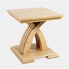 Jofran,Anthology Contemporary Curved Base Square End Table - 3 of 4