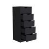 NicBex 5-Drawer Narrow Chest of Drawers, Tall Dresser, Slim Storage Cabinet for Bedroom, Closet & Small Spaces - 4 of 4