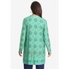 Jessica London Women's Plus Size Everyday Stretch Knit Open Front Cardigan - 3 of 4