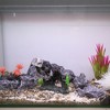Unique Bargains Aquarium Terrariums Mountain for Fish Tank Landscape Decoration Gray Green 3.74" Height 1pcs - 2 of 4
