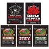 Buffalo Bills 15-Piece Beef Jerky & Beef Stick Black Velour Wine Gift Bag (15 mixed packs) - 2 of 4
