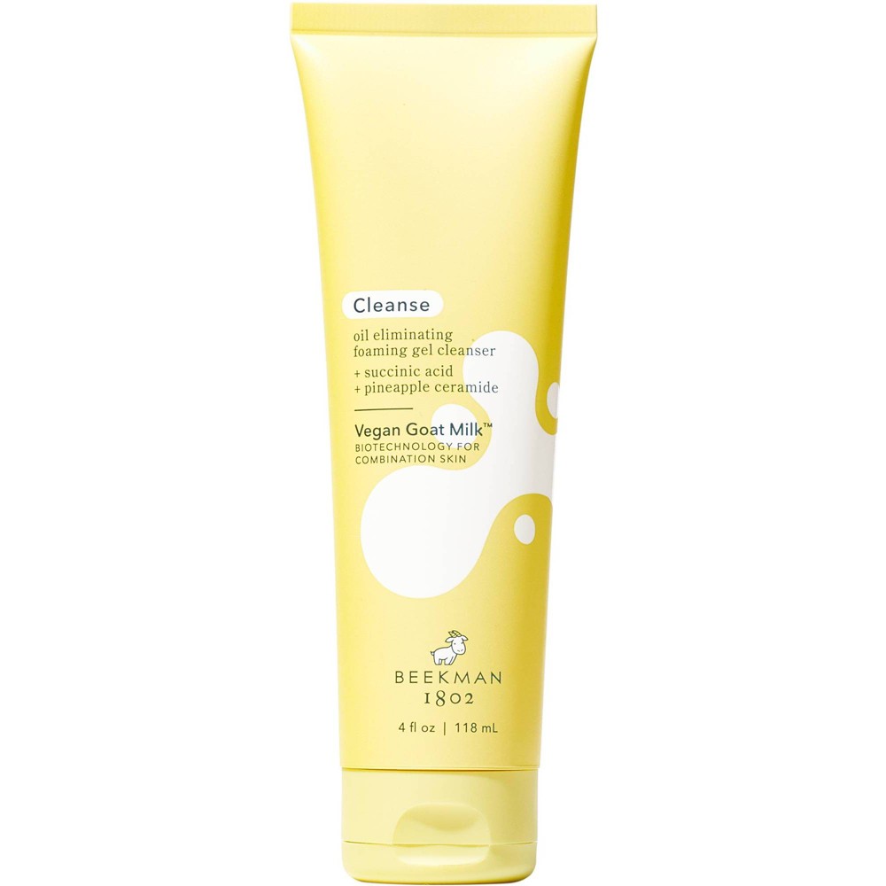 Beekman 1802 Vegan Goat Milk Oil Eliminating Foaming Gel Cleanser - 4oz - Ulta Beauty