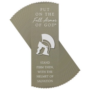 Dicksons Put On Full Armor of God Helmet 6.5 inch Paper Bookmark Pack of 12 - 1 of 4