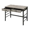 PAGED Home Office Desk 47" L Modern Writing Desk with 3 Storage Drawers and 2-Tier Shelf for Office, Study - 2 of 4
