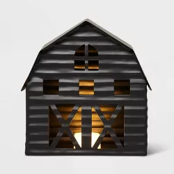 Black Metal A-frame House Decorative Figurine - Wondershop™ : Target