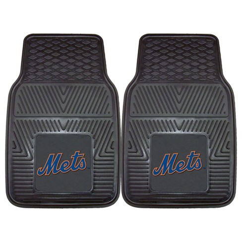 Mlb Fan Mats 2pc Vinyl Car Mat Set New York Mets Target