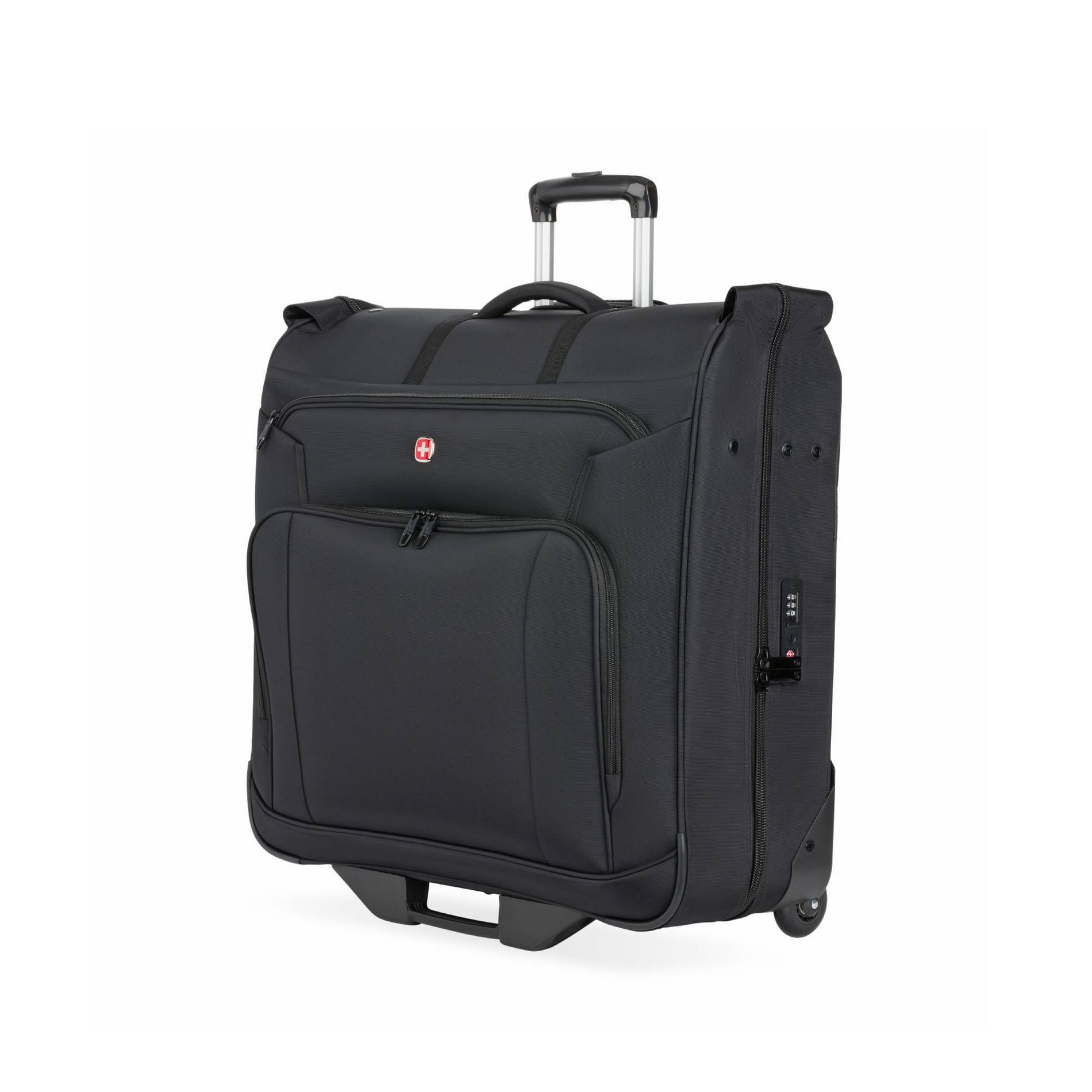 SWISSGEAR Zurich Garment Bag - Black: Softside Spinner Luggage