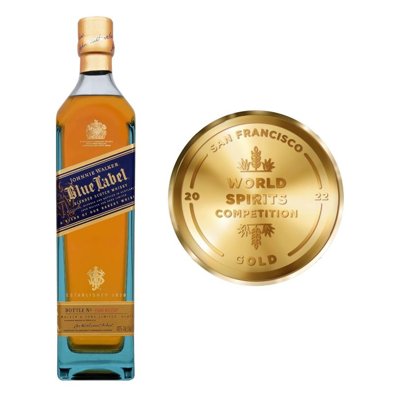 Johnnie Walker Blue Label Scotch Whisky - 750ml Bottle, 2 of 8