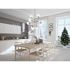 Elegant Lighting Hanson 8 lights pendant in polished nickel with clear shade - 2 of 4