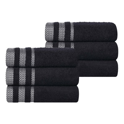 Cotton Medium Weight Hand Towel Set of 6 by Blue Nile Mills