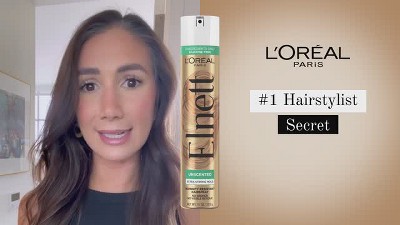 L'Oréal Paris Elnett Satin Extra Strong Hold, Light Hairspray Unscented -  Shop Styling Products & Treatments at H-E-B
