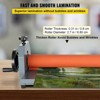 VEVOR 25.5in 648mm Manual Cold Roll Laminator Vinyl Photo Laminating Machine, Gray&Orange - 4 of 4