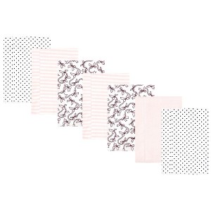 Luvable Friends Hudson Baby Flannel Burp Cloths 7pk Set - 1 of 2
