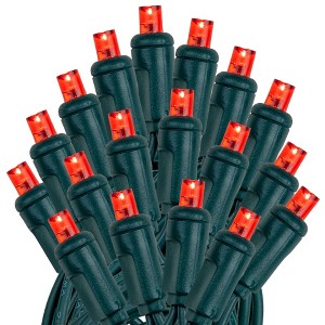 Novelty Lights 20 Light LED Christmas Craft Mini Light Set (Green Wire, 8.5 feet) - 1 of 4