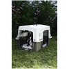 Pet Lodge 2-Door Pet Crate, Airline Approved Dog and Cat Carrier for Travel, Heavy Duty Plastic Kennel, Fits up to 30 lbs, Small - 3 of 4