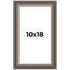 PosterPalooza | Weathered Black Picture Frame - UV Acrylic, Foam Board Backing, Hanging Hardware - 2 of 4