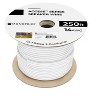 Monoprice Speaker Wire, CL3 Rated, 2-Conductor, 14AWG, 250ft, White - 3 of 4