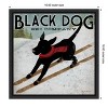 Amanti Art Black Dog Ski Co (square) by Ryan Fowler Framed Canvas Wall Art - 4 of 4