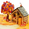 Paper Love 3D Frndly Cozy Autumn Home Pop Up Card - 4 of 4