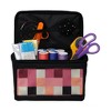 Everything Mary Sewing Kit Organizer Box, Checkered Pink Print - Portable Craft Caddy - 2 of 4