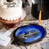 Creative Converting Graduate School Spirit Cobalt Blue Oval Paper Plates 24ct - 2 of 4
