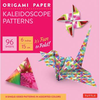 Origami Paper - Kaleidoscope Patterns - 6 - 96 Sheets - by  Tuttle Studio (Loose-Leaf)
