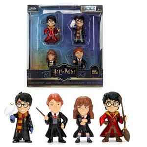 Set of 4 Diecast Figures "Harry Potter" "Metalfigs" Series Diecast Models by Jada - 1 of 4