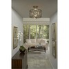 Quoizel Lighting Dury 3 - Light Semi-Flush Mount in  Century Silver Leaf - 2 of 4