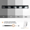 DOMETOUR Modern Black LED Vanity Light, 5-Lights Wall Sconce for Bathroom and Mirror, Sleek Minimalist Design, Energy-Efficient, Easy to Install - 4 of 4