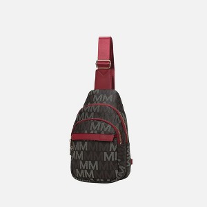 MKF Collection Helaena M Logo-Printed Vegan Leather Sling Bag for Women, Crossbody Purse by Mia K - 1 of 4