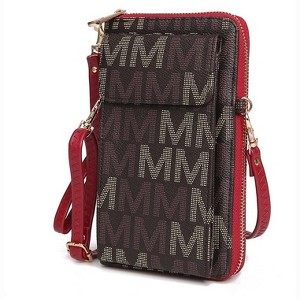 MKF Collection Cossetta Cell Phone Crossbody Wristlet Handbag Vegan Leather Versatile Multi-Use Phone Holder by Mia K - 1 of 4