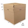 UOFFICE Corrugated Boxes 12" x 12" x 10" Pack of 25 Shipping Cartons - 3 of 4