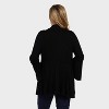 24seven Comfort Apparel Maternity Elegant Long Sleeve Open Front Casual Jacket - 2 of 3