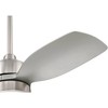 Casa Vieja 36" Verdin Modern Indoor Outdoor Ceiling Fan 3 Blade LED Light Remote Control Brushed Nickel Finish Silver Blades Bedroom Patio Damp Rated - 4 of 4